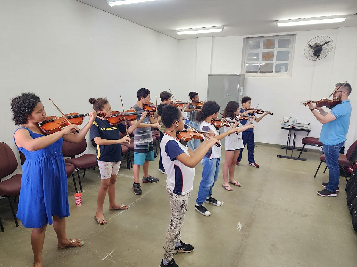 Projeto Guri de Avaré oferece cursos gratuitos de música