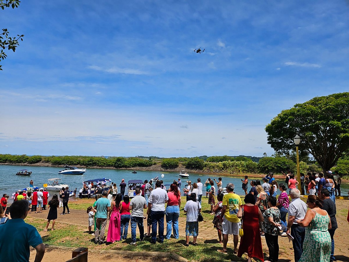 Procissão fluvial acontece no dia 8 de dezembro no Camping Municipal