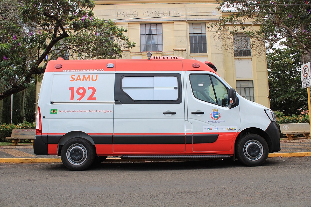 Nova ambulância reforça trabalho do SAMU de Avaré