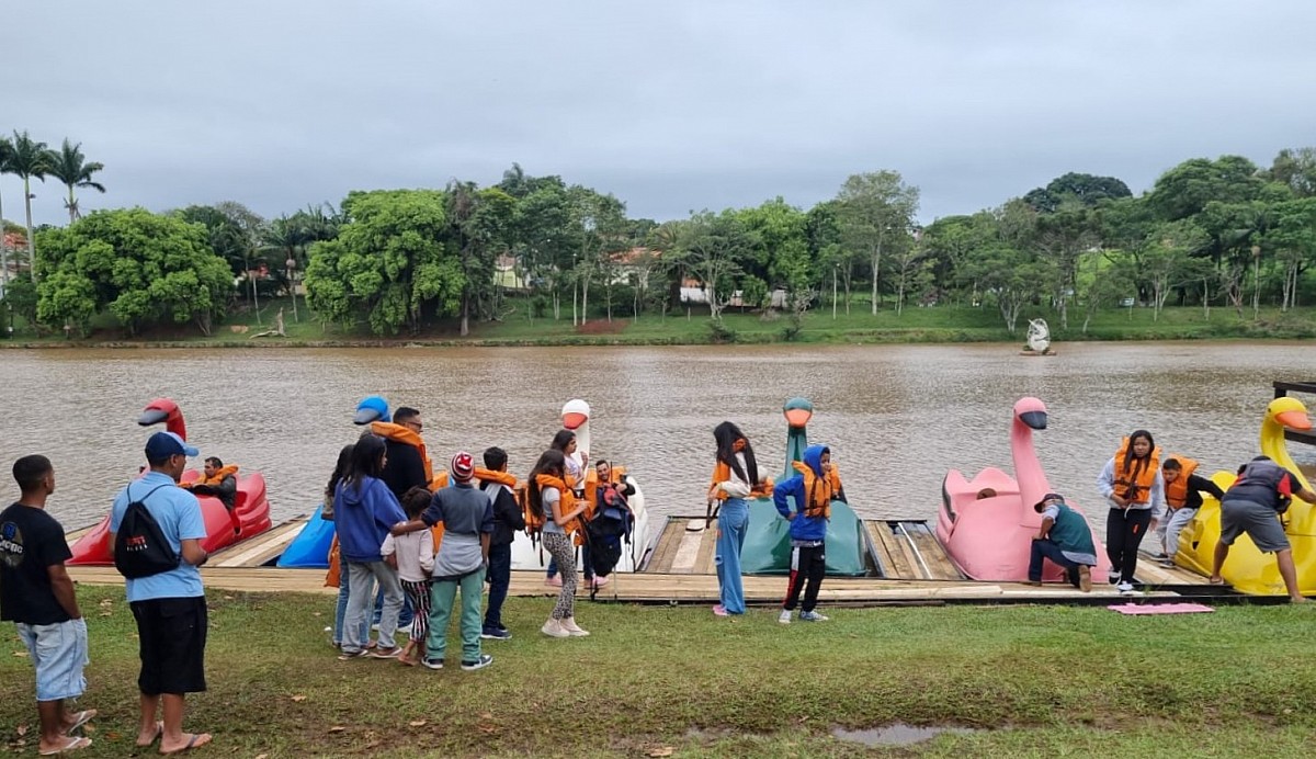 Dia das Crianças no Horto Florestal arrecada 137 quilos de alimentos