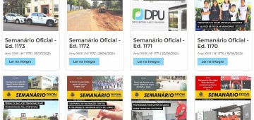 Semanário Oficial está de volta em sua versão on-line