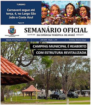 Semanário Oficial - Ed. 1192