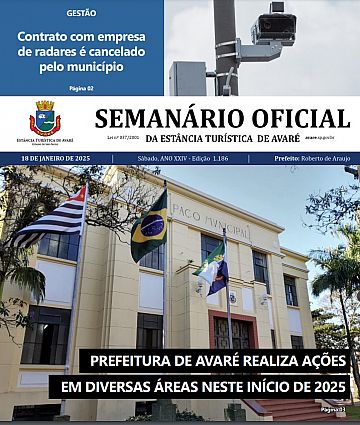 Semanário Oficial - Ed. 1186