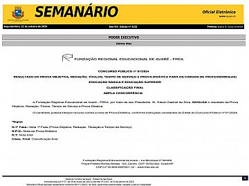 Semanário Oficial - Ed. 2152