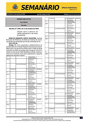 Semanário Oficial - Ed. 2142