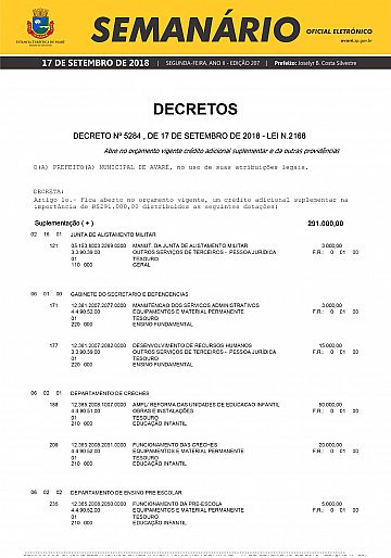 Semanário Oficial - Ed. 207