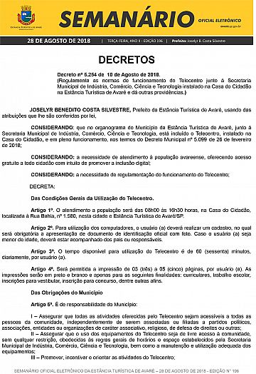 Semanário Oficial - Ed. 196