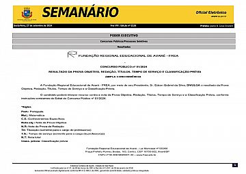 Semanário Oficial - Ed. 2126