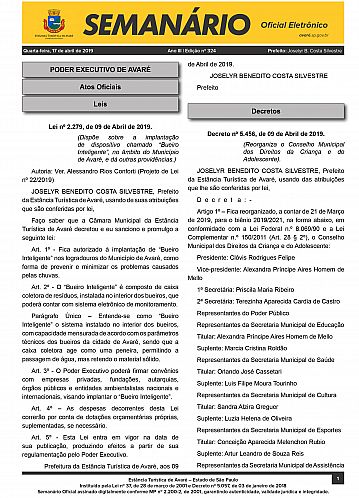 Semanário Oficial - Ed. 324
