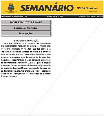 Semanário Oficial - Ed. 268