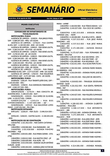 Semanário Oficial - Ed. 2097