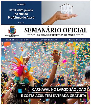 Semanário Oficial - Ed. 1190