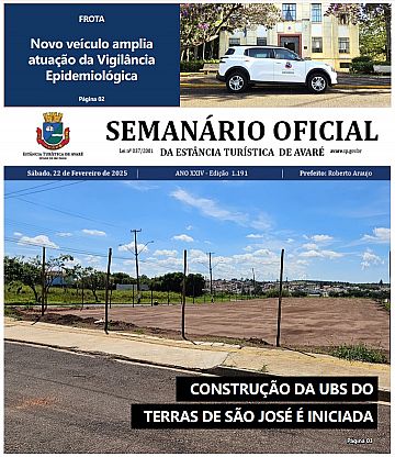 Semanário Oficial - Ed. 1191