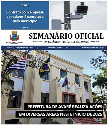 Semanário Oficial - Ed. 1186