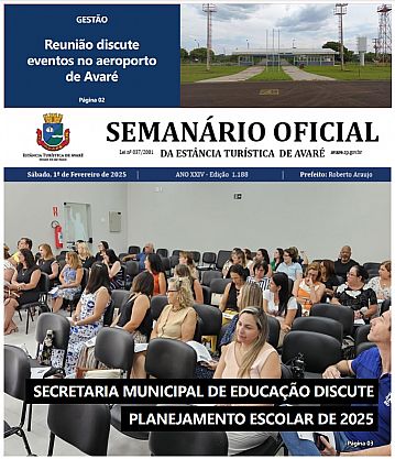 Semanário Oficial - Ed. 1188