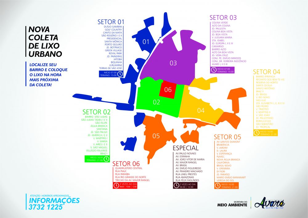 Novo sistema de coleta de lixo urbano começa na segunda-feira