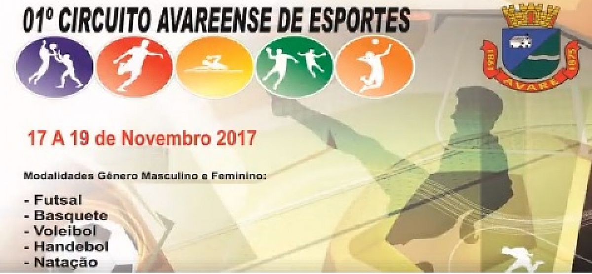 Secretaria realizará o 1º Circuito Avareense de Esportes Secretaria realizará o 1º Circuito Avareense de Esportes