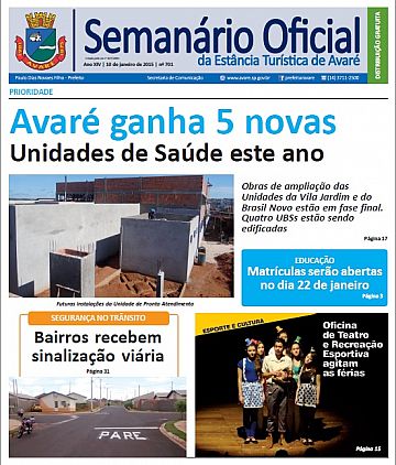 Semanário Oficial - Ed. 701