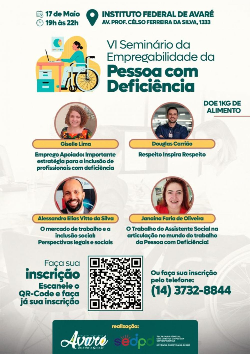 Seminário sobre empregabilidade da pessoa com deficiência está com inscrições abertas