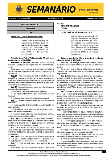 Semanário Oficial - Ed. 2736