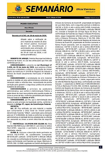 Semanário Oficial - Ed. 2744