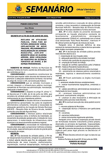 Semanário Oficial - Ed. 2753