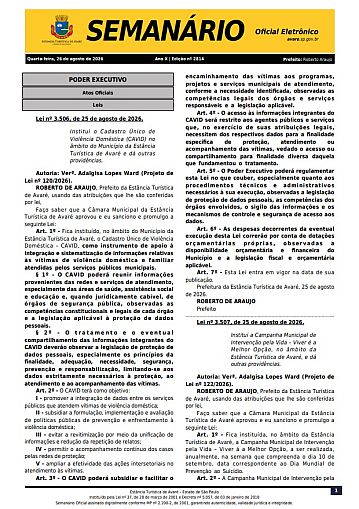 Semanário Oficial - Ed. 2814