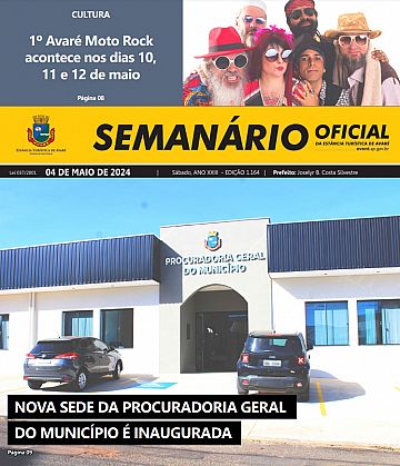 Semanário Oficial - Ed. 1164