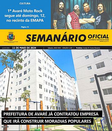 Semanário Oficial - Ed. 1165