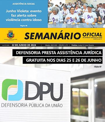 Semanário Oficial - Ed. 1171