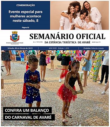 Semanário Oficial - Ed. 1193
