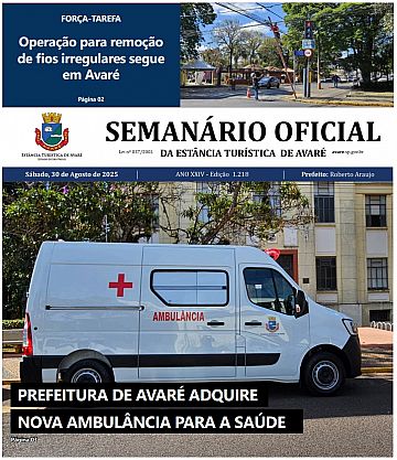 Semanário Oficial - Ed. 1218