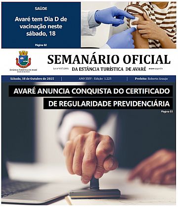 Semanário Oficial - Ed. 1225