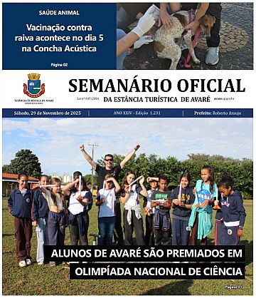 Semanário Oficial - Ed. 1231
