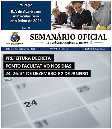 Semanário Oficial - Ed. 1234