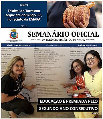 Semanário Oficial - Ed. 1245