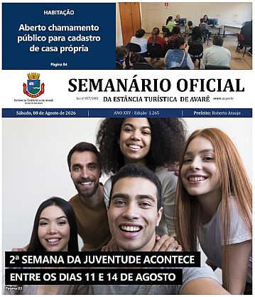 Semanário Oficial - Ed. 1265